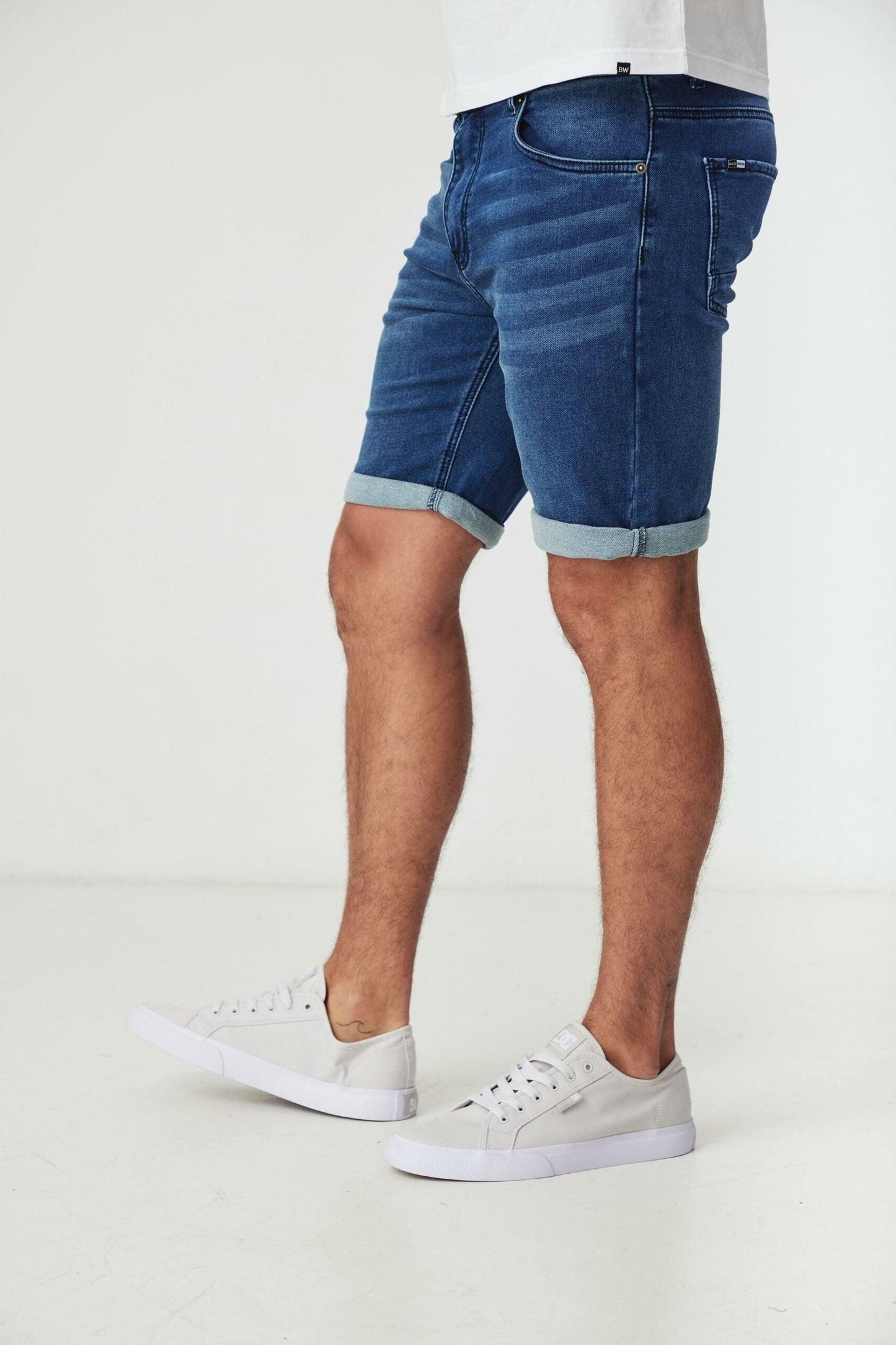 PERTH MEDIUM BLUE DENIM SHORT