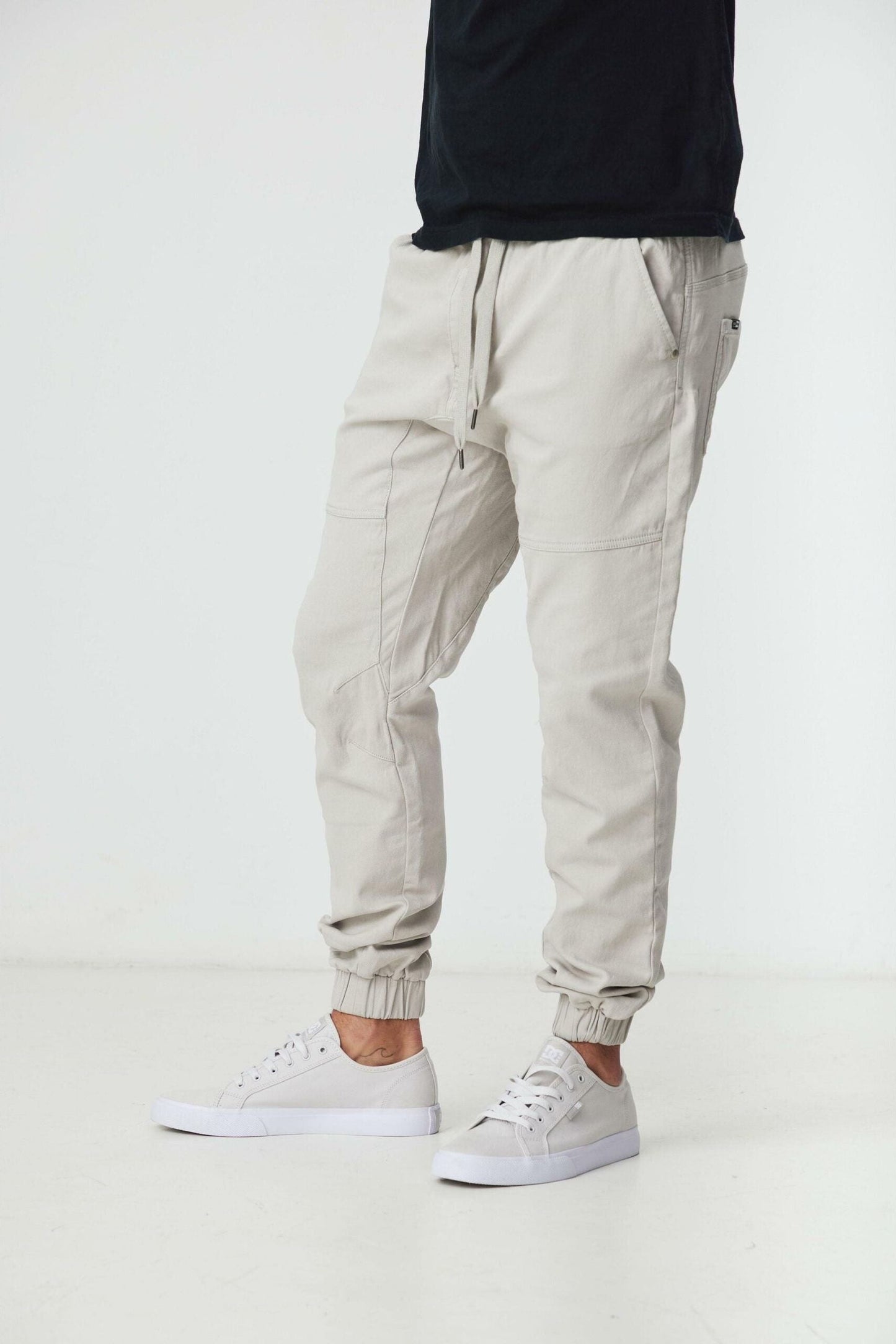 JAMES LIGHT GREY JOGGER PANTS