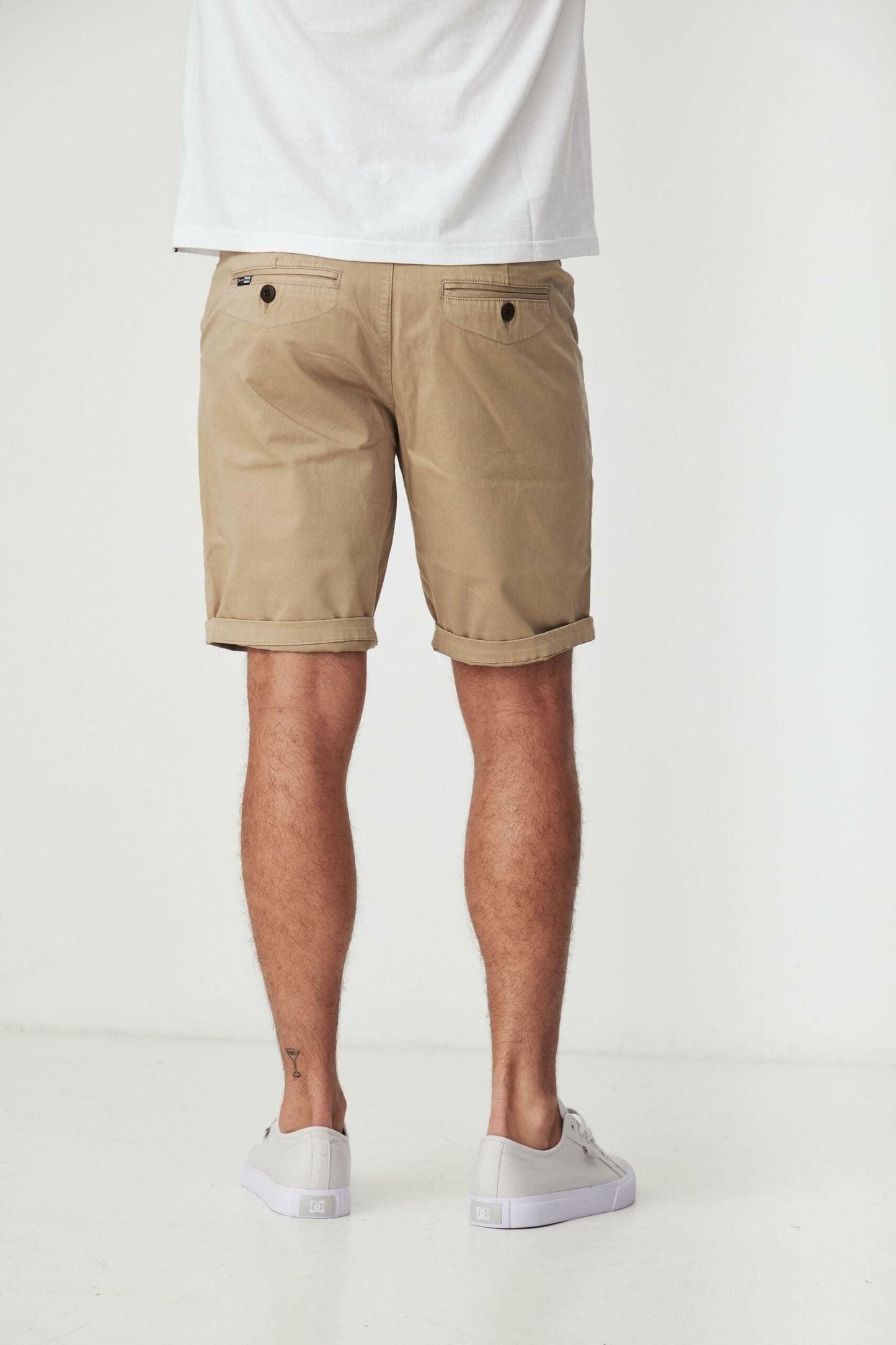 BAKER STONE SLIM CHINO SHORTS