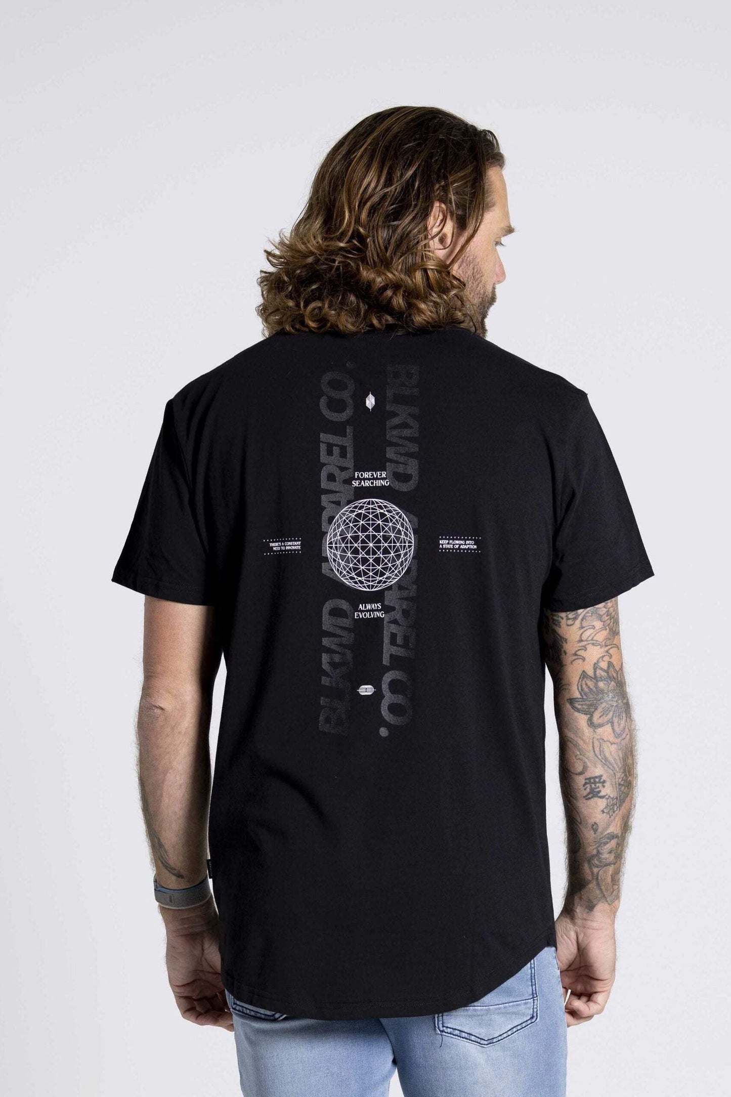WALLACE - SHORT SLEEVE LONGLINE TEE