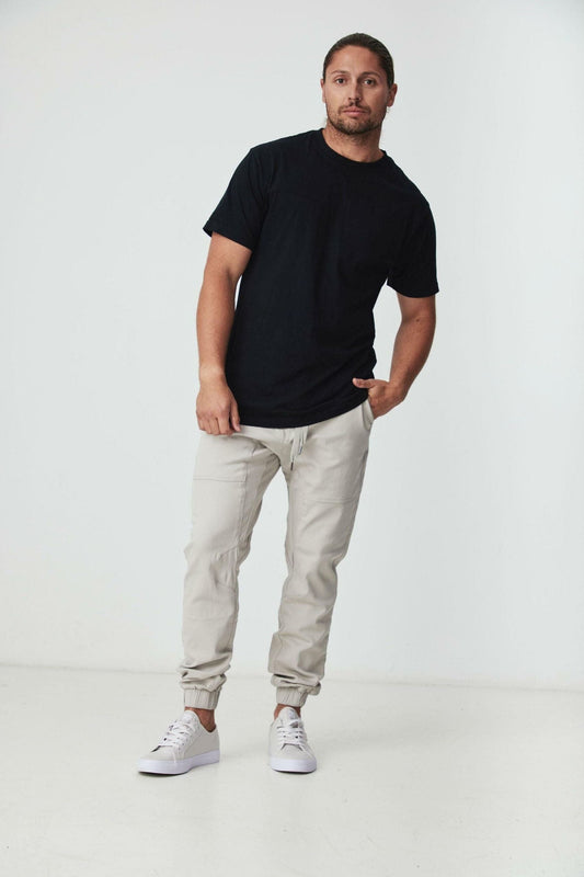 JAMES LIGHT GREY JOGGER PANTS