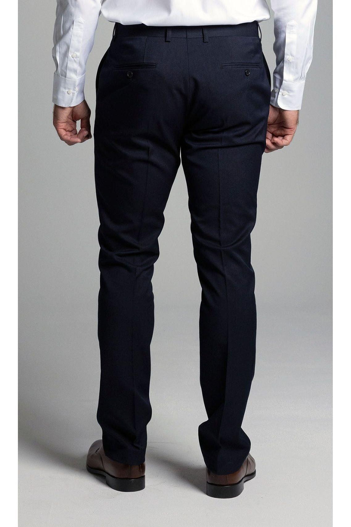CILENTO NAVY MENS SMART SLIM SUIT PANT