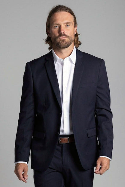 CILENTO NAVY SLIM SUIT JACKET