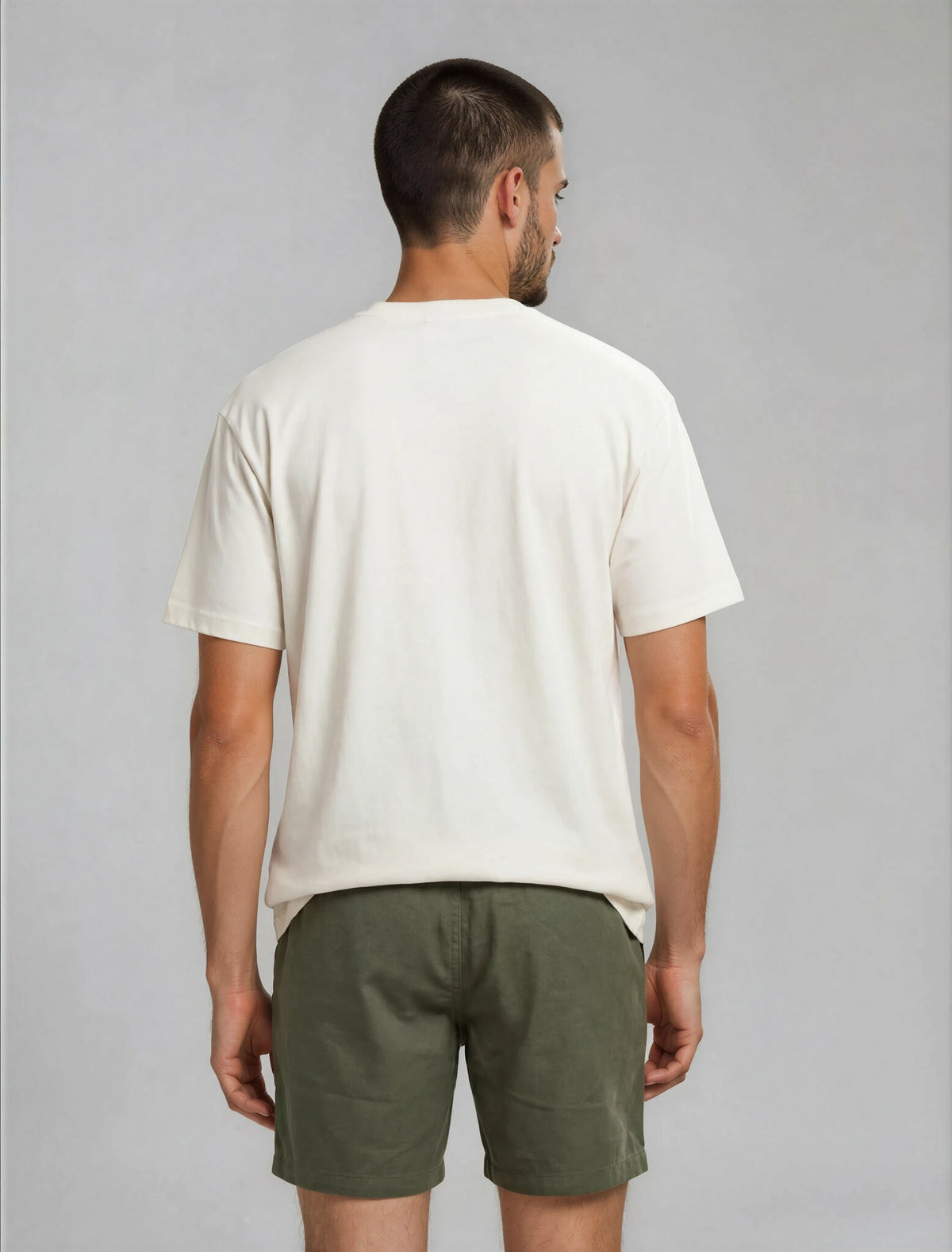 ZIGGY KHAKI LINEN SHORTS