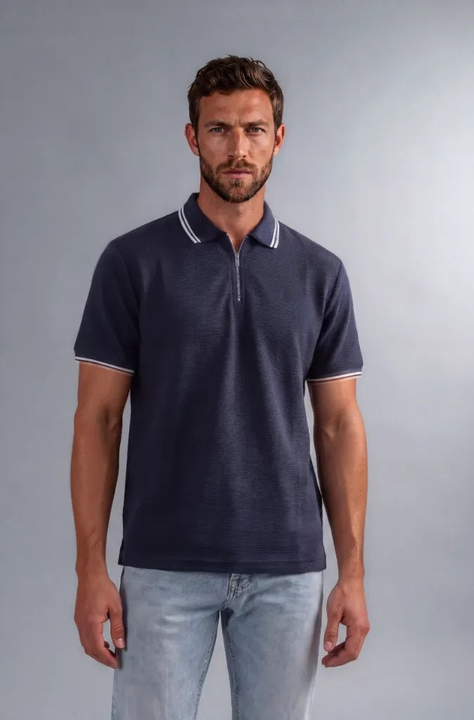 HARWOOD - ZIP POLO