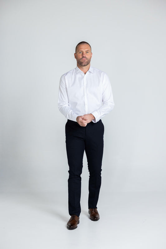 BARKER - LONG SLEEVE COTTON SHIRT