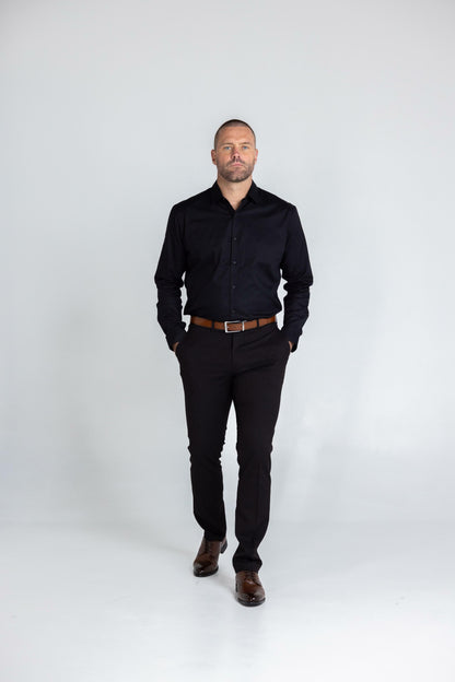 BARKER - LONG SLEEVE COTTON SHIRT