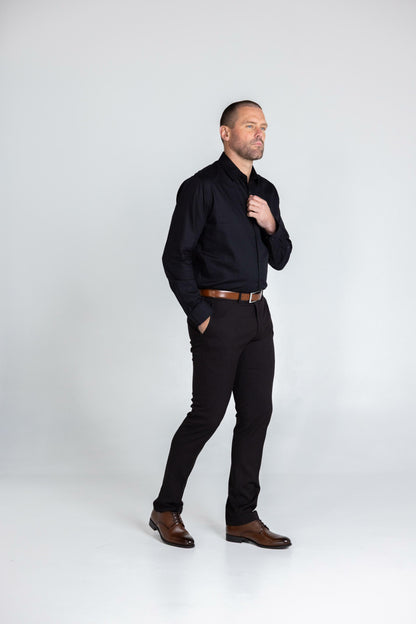 BARKER - LONG SLEEVE COTTON SHIRT