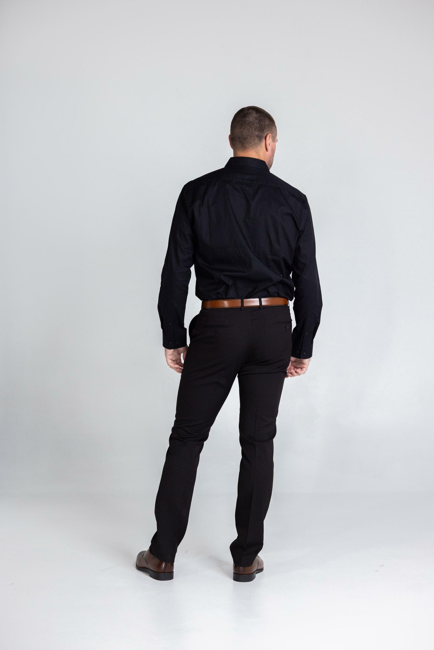 BARKER - LONG SLEEVE COTTON SHIRT