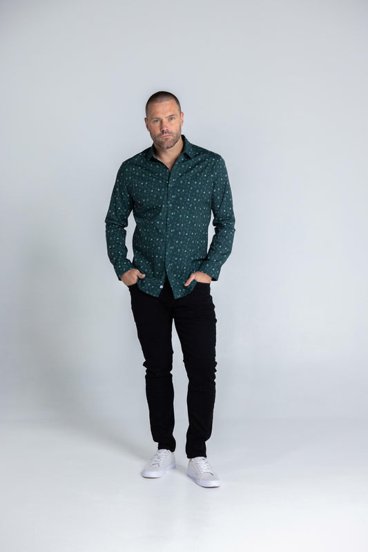 COP - LONG SLEEVE COTTON STRETCH SHIRT