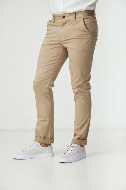 CLAY STONE SLIM CHINO PANT