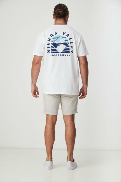 BAKER LIGHT GREY SLIM CHINO SHORTS
