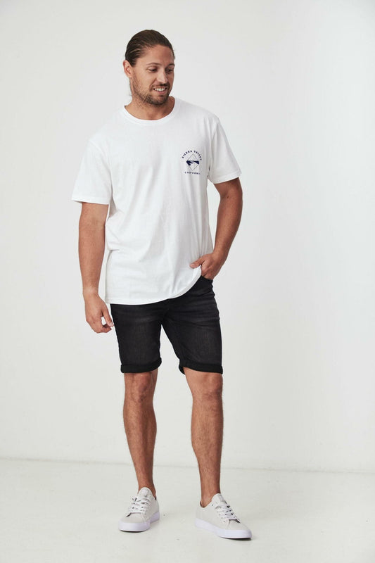 PERTH BLACK DENIM SHORT