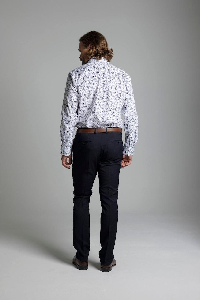 ASTON - LONG SLEEVE COTTON STRETCH SHIRT