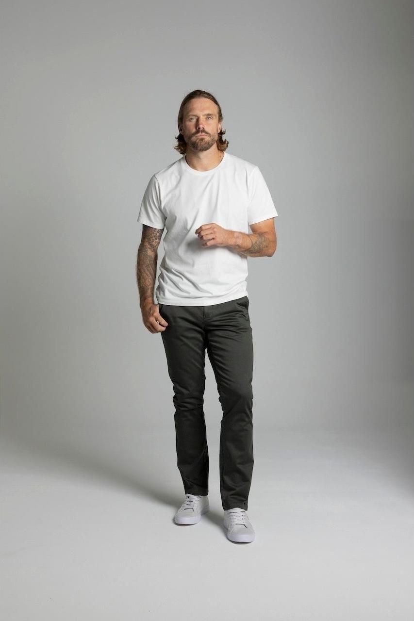 CLAY KHAKI SLIM CHINO PANT