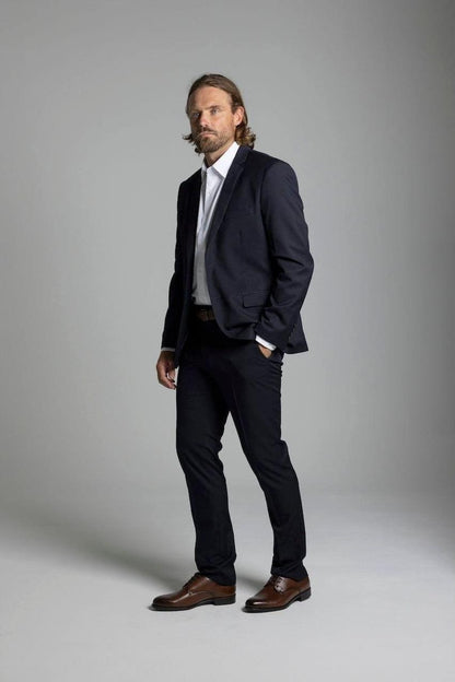 CILENTO NAVY SLIM SUIT JACKET