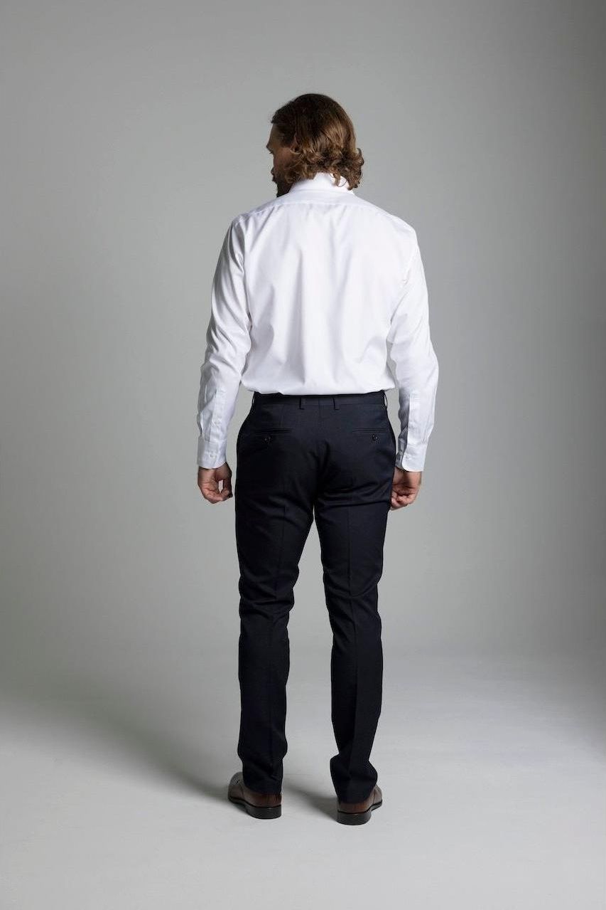 CILENTO NAVY MENS SMART SLIM SUIT PANT
