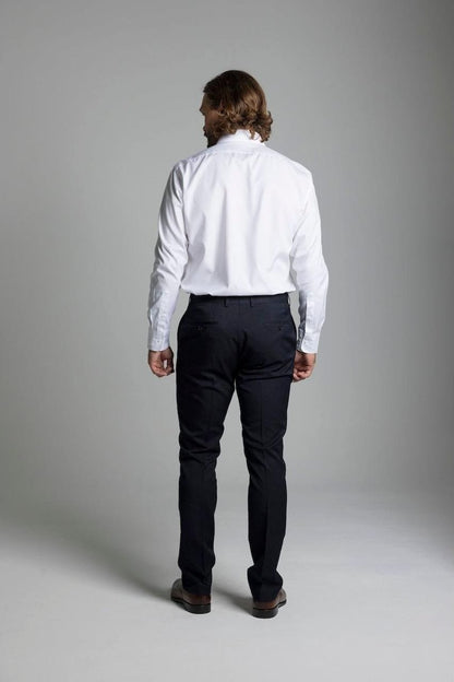 CILENTO NAVY MENS SMART SLIM SUIT PANT