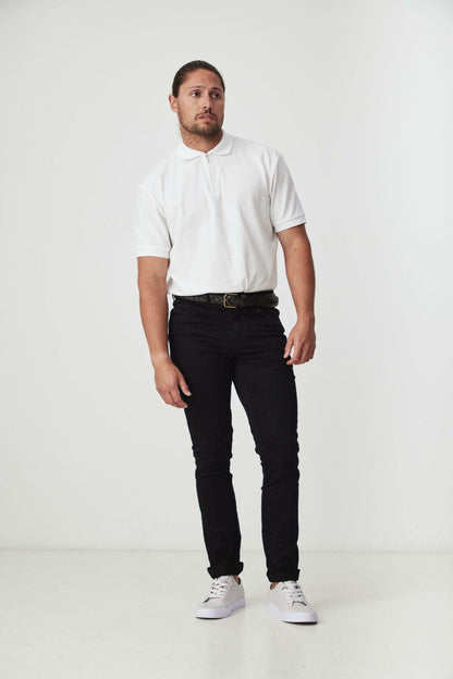 GARIE BLACK SLIM 5 POCKET PANT
