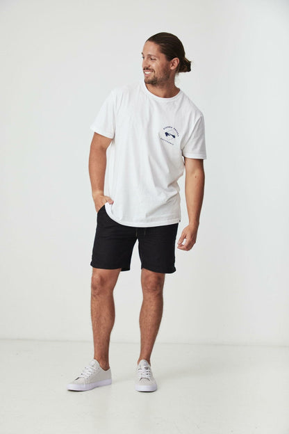 ZIGGY BLACK LINEN SHORTS